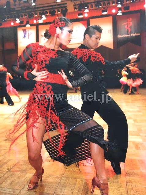 L2984・ブラック&レッド