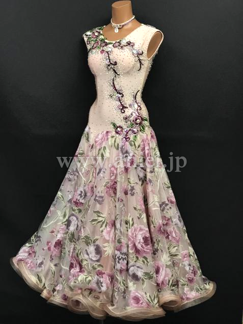 M7603・ピンク&花柄※試着不可