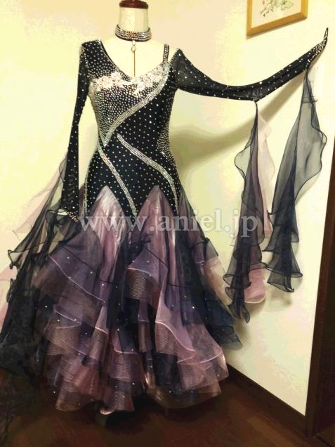 M3470・紺&薄ピンク