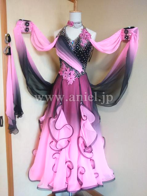 M3493・ピンク&黒