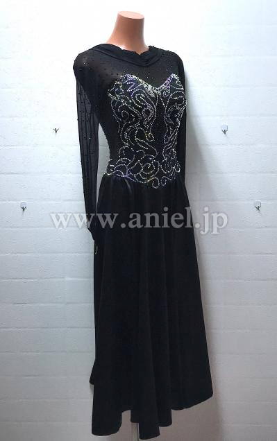 L6933・黒パソドレス※試着不可