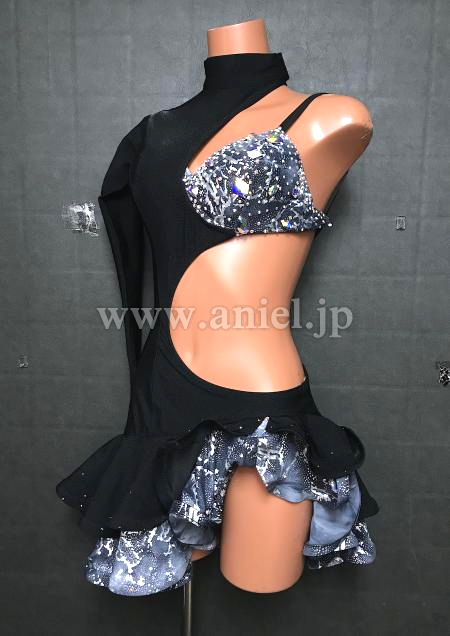 L7392・【SALE】【チャコット】黒&グレー※試着不可