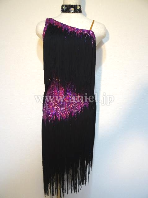 L2998・黒&ピンクパープル