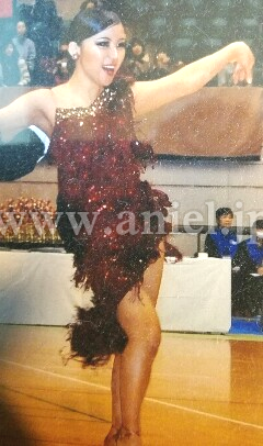 L3026・ワインレッド&ゴールド