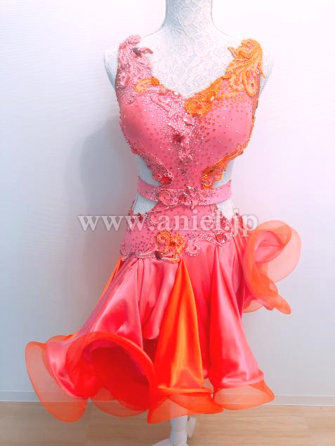 L3956・ピンク&オレンジ