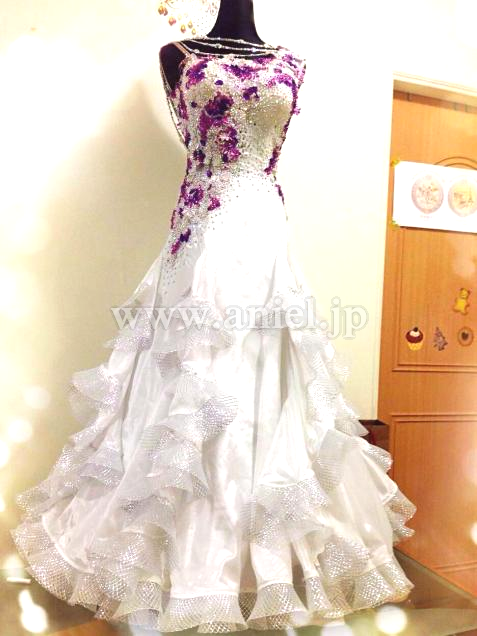 M3495・白&紫 ※試着不可