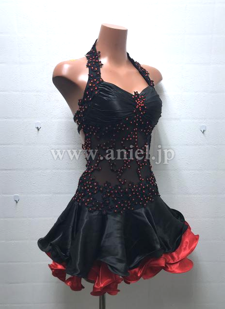 L1392・【SALE】黒&赤※試着不可