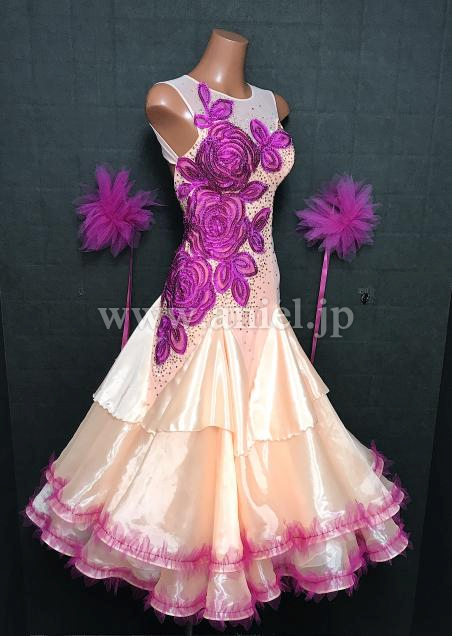 M7723・シャンパン&フーシャピンク