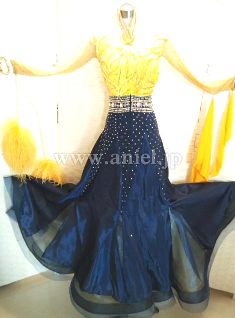 M3504・黄&紺※試着不可