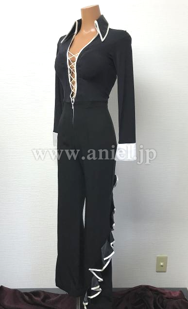 L5566・黒パンツドレス※試着不可