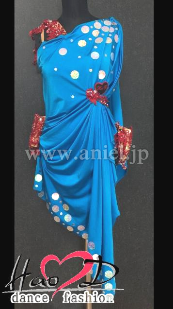 L3012・ターコイズブルー&赤