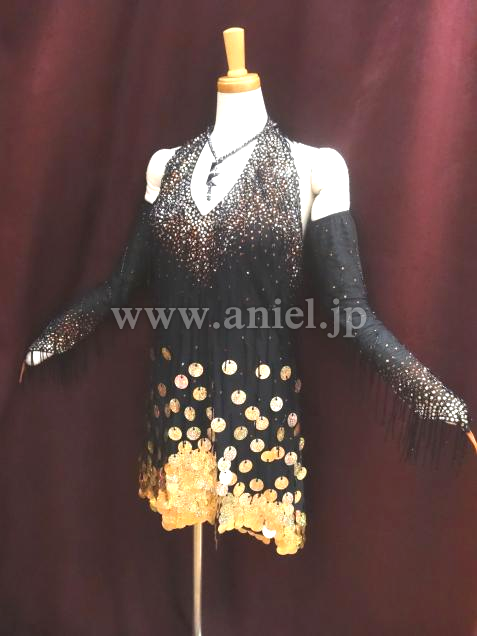 L2613・【Michelini】ブラック&ゴールド