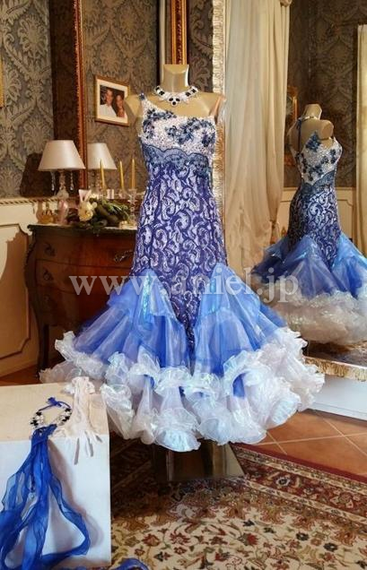 M4233・【Silvia design】青&白