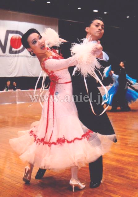 M4955・【EM】ベージュピンク&赤