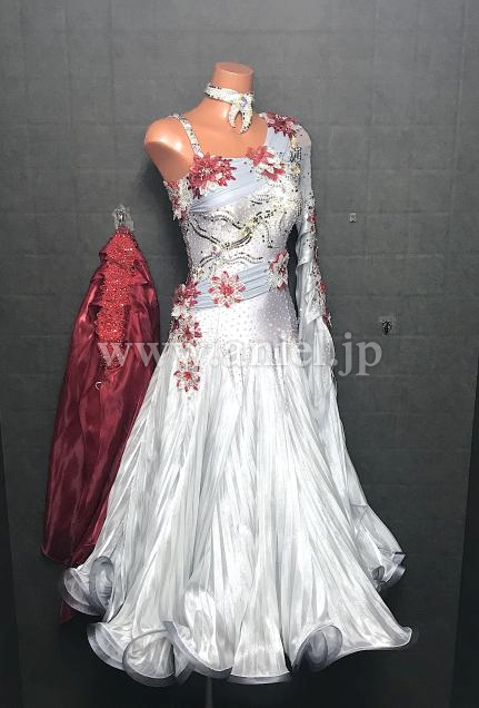 M7238・シルバー&赤