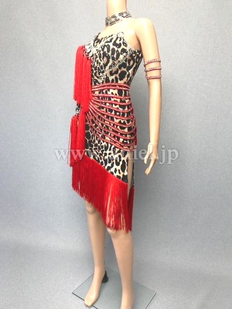 L3561・ヒョウ柄&レッド