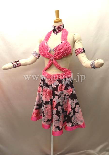 L2122・ピンク花柄