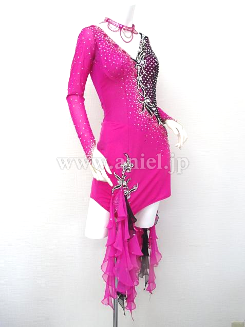 L3974・ピンク&黒※試着不可