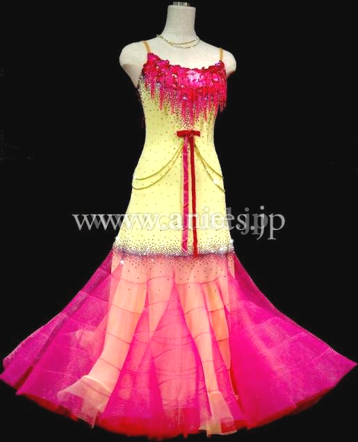 M6583・【EM】ピンク&レモンイエロー