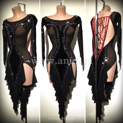 L6962・【Abraham Martinez】ブラック&レッドスリング