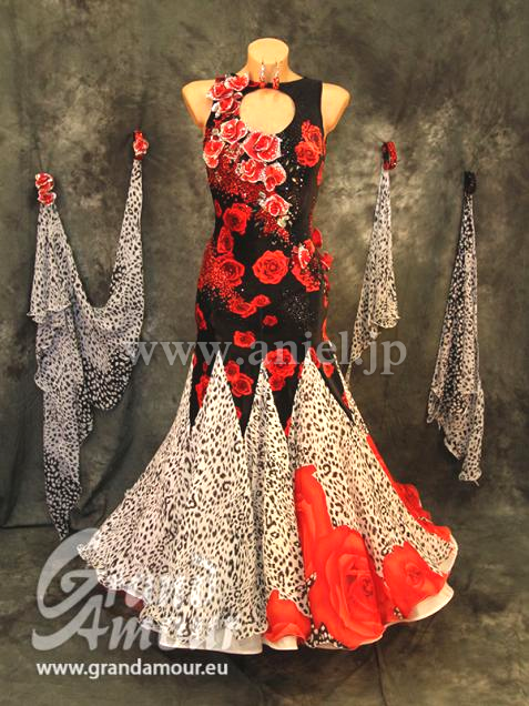 PM2983・【Grand Amour】黒赤バラ