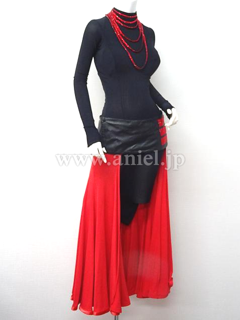 L3980・黒&赤パソドレス※試着不可