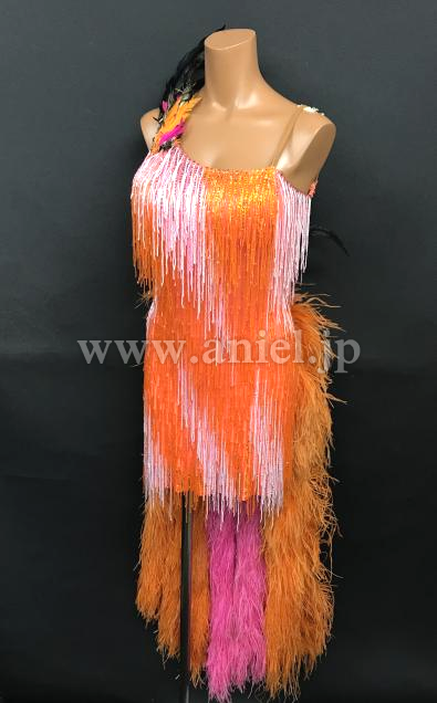 L6573・ピンク&オレンジ