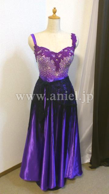 L1604・紫&黒パソドレス