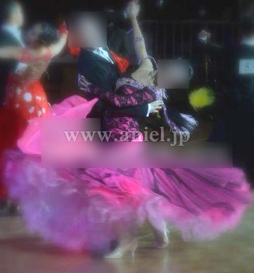 M2293・ピンク&黒・※試着不可