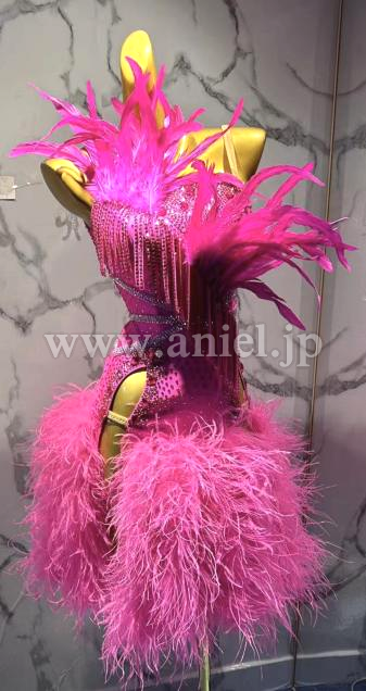 L6571・ピンク羽根
