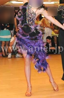 L1610・黒&紫・※試着不可