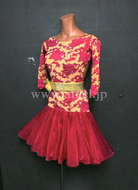 L7427・赤&ベージュ※試着不可