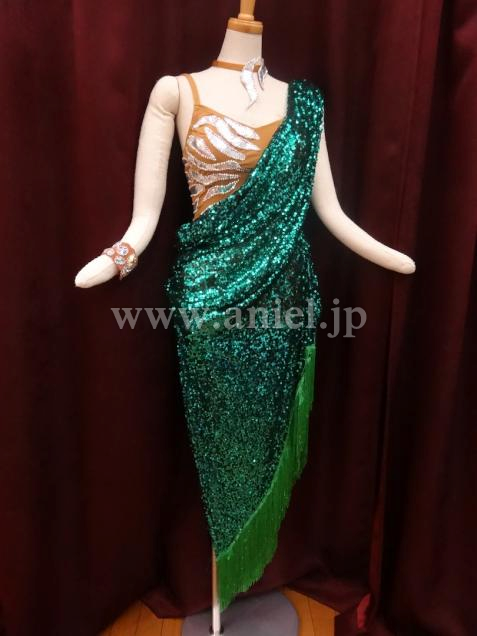 L2632・緑スパンコール