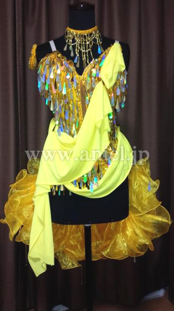 L2635・黄色&ゴールド※試着不可