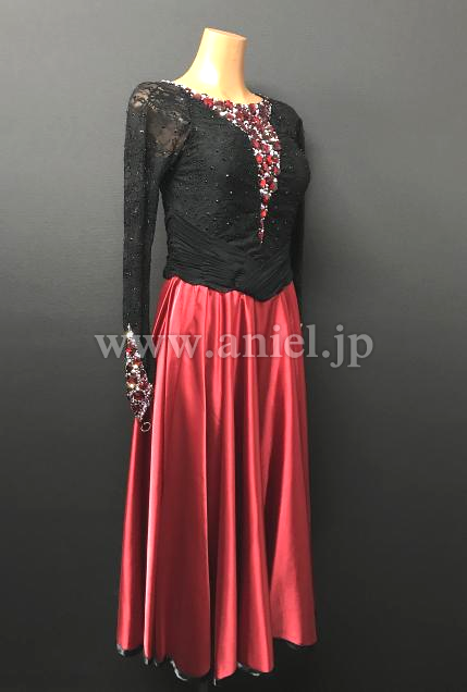 L5578・【タカダンス】赤&黒パソドレス