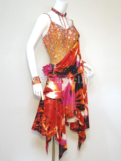 L3572・オレンジ&カラフル