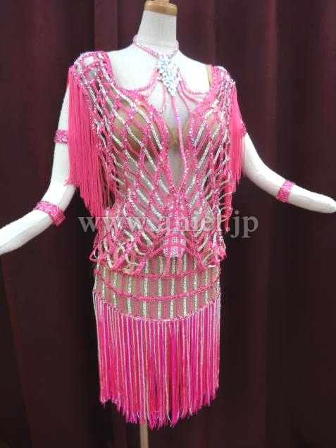 L2638・ピンクフリンジ