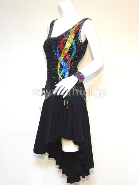 L3574・黒&カラフル※試着不可