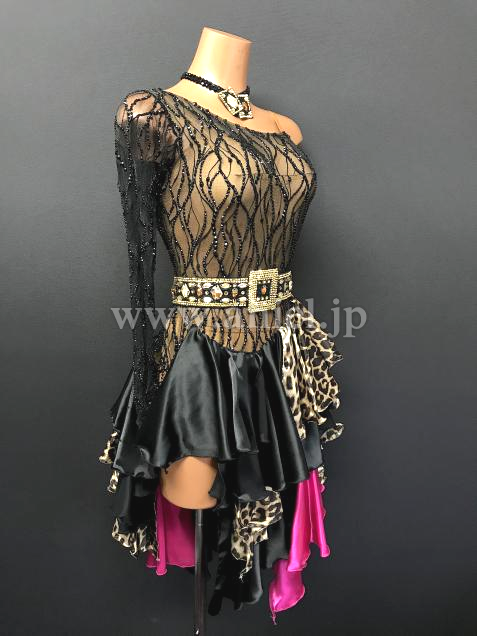 L5583・【gentil】 豹柄&ピンク