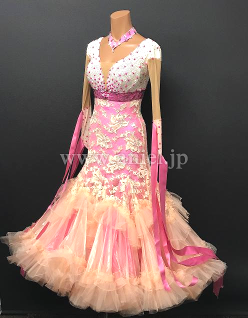 M7887・【Sapiel】シャンパン&ピンク