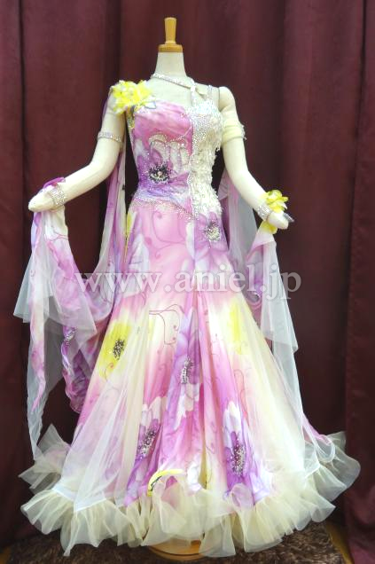 M2978・【Edda Hsu】紫&花柄