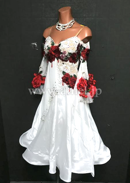 M9182・白&赤薔薇