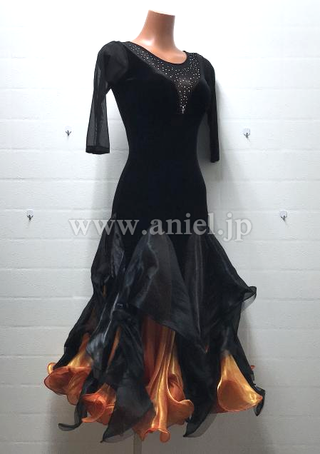 M8603・黒&オレンジ※試着不可