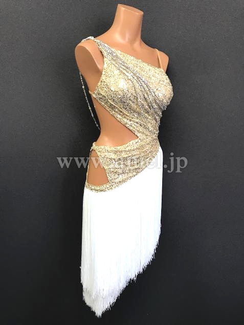 L6244・【タカダンス】白&ゴールド