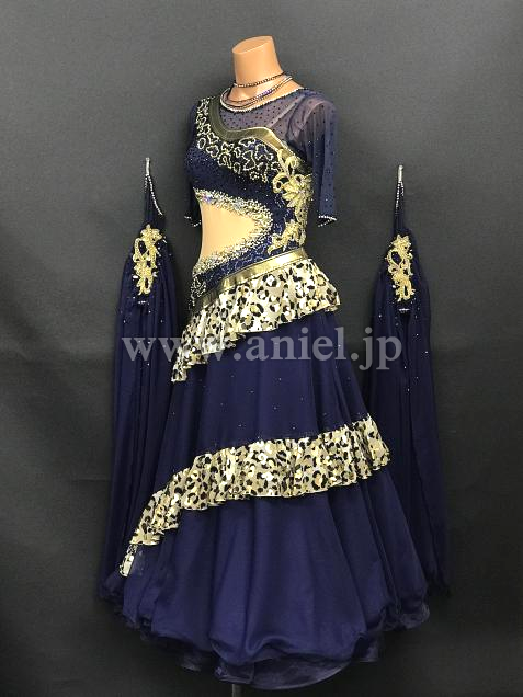 M7947・ネイビー&ゴールド