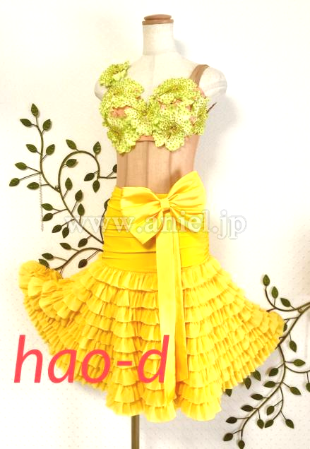 L5375・黄色&花※試着不可