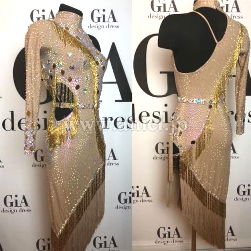 L5594・ベージュ&ゴールド※試着不可