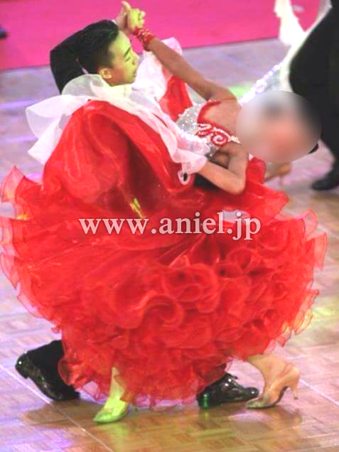 M2985・赤&シルバー※試着不可