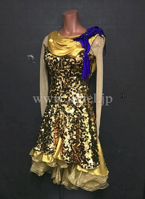 L6588・【gentil】 ゴールド&紫※試着不可