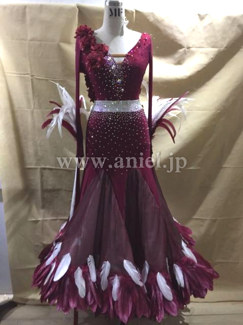 M5023・ワインレッド※試着不可